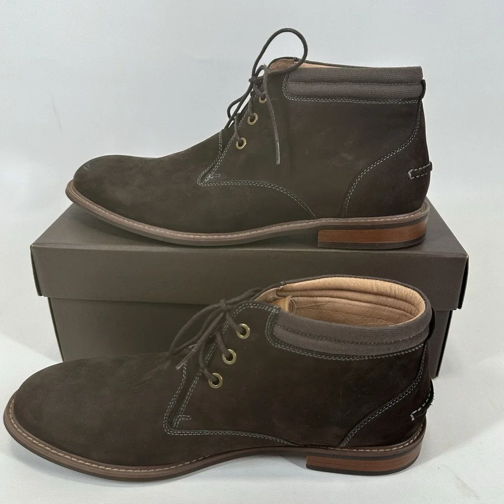 Florsheim Frisco chukka boot brown Nubuck men's size 10‎ D 15121